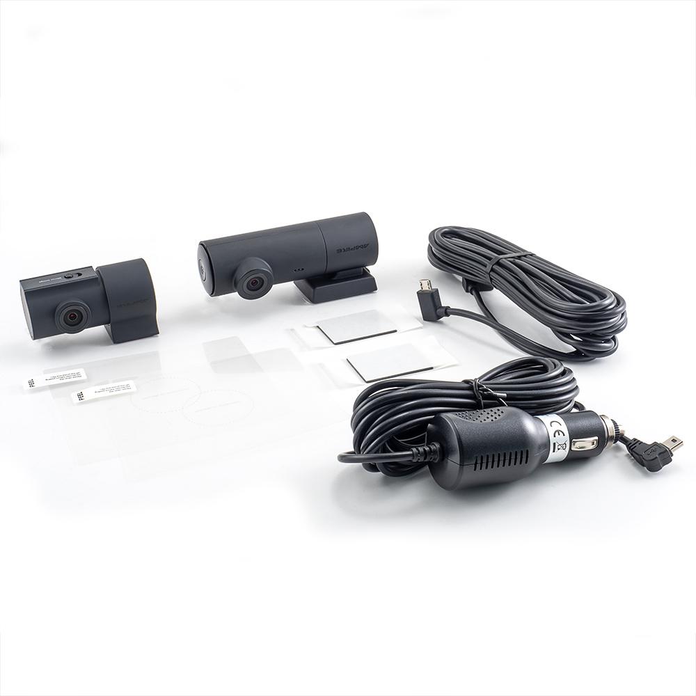 Ampire DC2 Full HD Διπλή Dash Κάμερα Καταγραφής Για Μπρος και Πίσω Παρμπρίζ Αυτοκινήτου με GPS(Τεμάχιο)