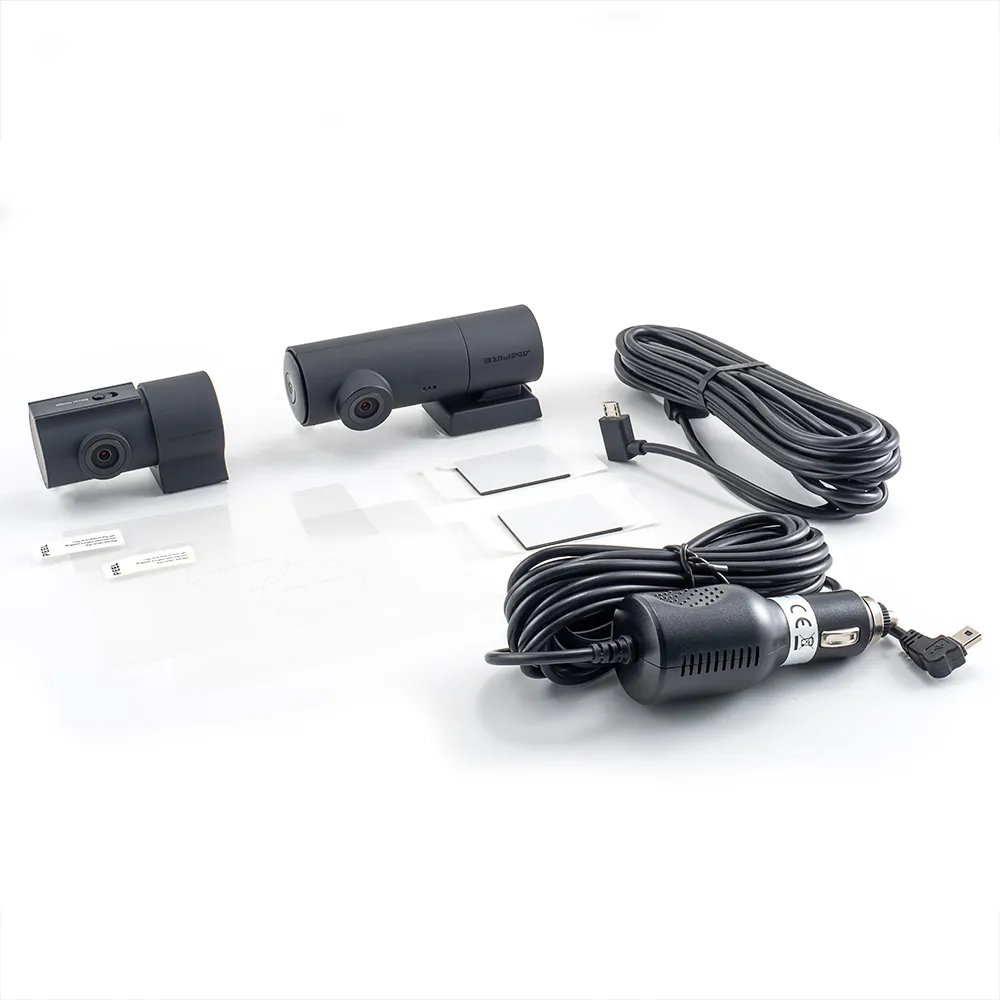 Ampire DC2-SD Full HD Διπλή Dash Camera Κάμερα Καταγραφής για Μπρoς και Πίσω Παρμπρίζ Αυτοκινήτου με GPS/Wifi/MicroSD (Τεμάχιο)