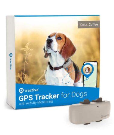 Tractive DOG 4 GPS Pet Tracker Παρακολούθησης Δραστηριότητας Σκύλου Coffee (Τεμάχιο)