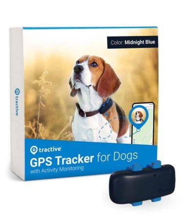 Tractive DOG 4 GPS Pet Tracker Παρακολούθησης Δραστηριότητας Σκύλου Midnight Blue (Τεμάχιο)