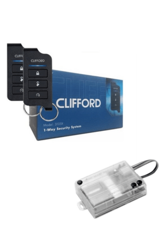 Clifford 3105X Συναγερμός Αυτοκινήτου 1-way & 508D Περιμετρικός Αισθητήρας Διπλής Ζώνης (Πακέτο)