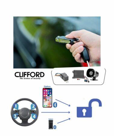 Clifford Mini PRO Συναγερμός Αυτοκινήτου Can Bus με Ψηφιακό Σύστημα Ακινητοποίησης με Bluetooth (Πακέτο)