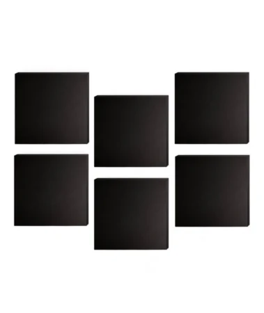 Audiodesigner Tetragwno Ηχοαπορροφητικά Πάνελ 60 x 60 x 5cm Black (6 Τεμάχια)