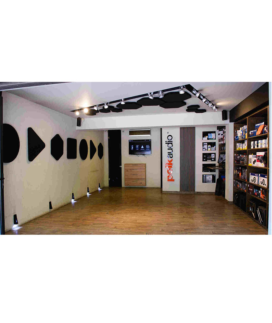 Audiodesigner ECOPLAN® Square Ηχοαπορροφητικά Πάνελ 100 x 100 cm Μαύρο (Σετ 4 Τεμαχίων)