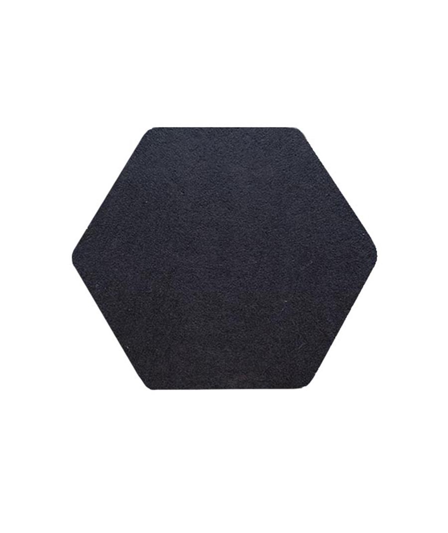 Audiodesigner ECOPLAN® Hexagon Ηχοαπορροφητικά Πάνελ 17,3 cm Μαύρο (Σετ 4 Τεμαχίων)