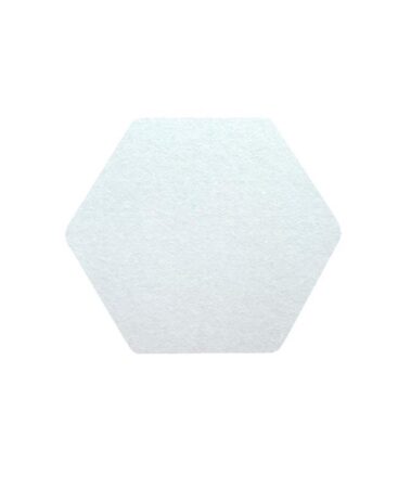 Audiodesigner ECOPLAN® Hexagon Ηχοαπορροφητικά Πάνελ 35 cm Λευκό (Σετ 4 Τεμαχίων)