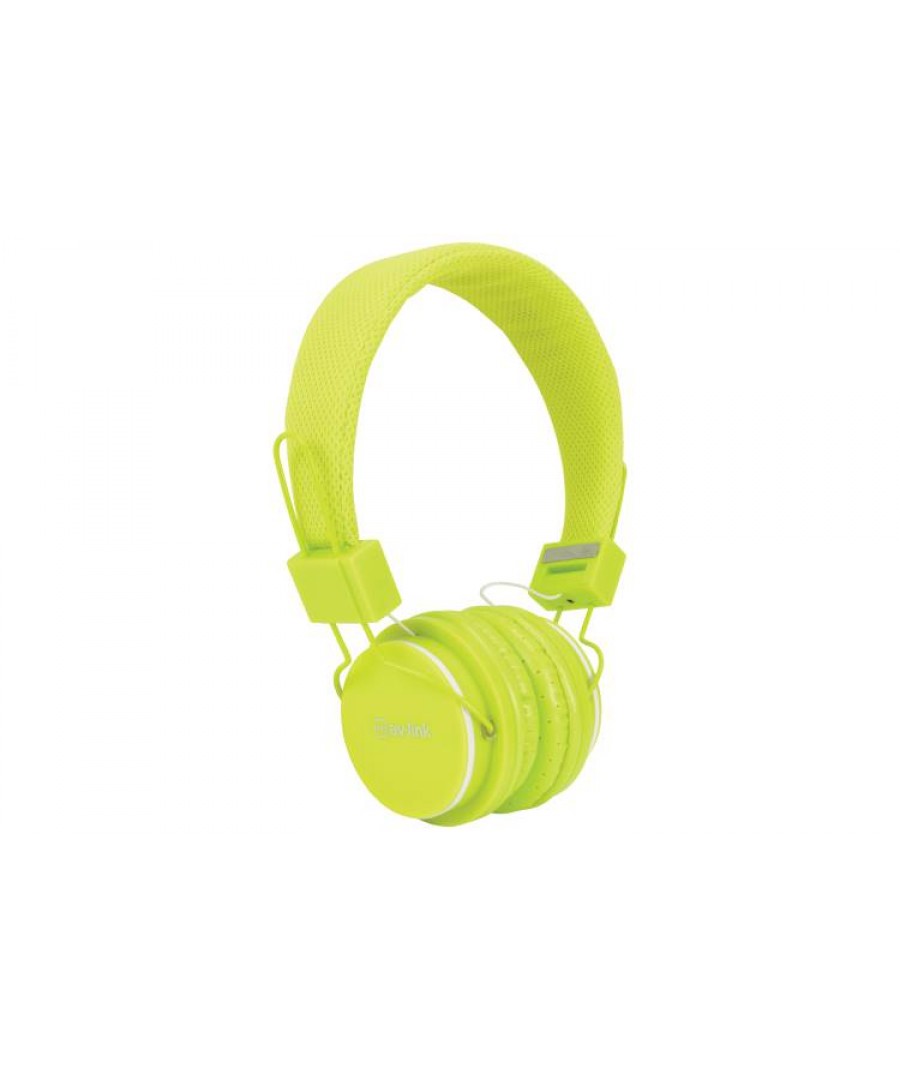 AvLink 100.808UK CH850 Παιδικά Ακουστικά με Ενσωματωμένο Μικρόφωνο Fluo Κίτρινο (Τεμάχιο)