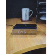 AvLink Recharge Ασύρματος Φορτιστής Ψηφιακό Ρολόι Μαύρο (Τεμάχιο)