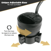 Scosche UH2PCUP PowerHub Cup-Holder Phone Mount and Charging Hub