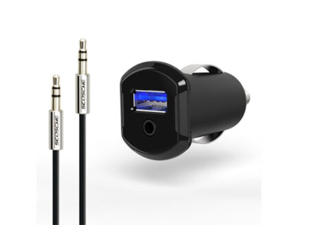 Scosche USBCAI Car AUX-In Audio Converter for Lightning Devices