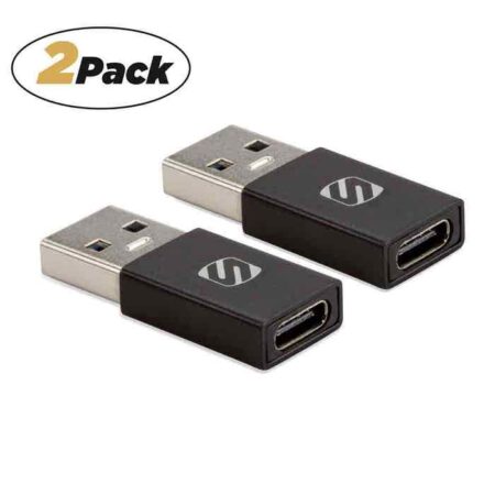 Scosche ACA-2PKSP USB-A TO USB-C™ Adapter 2-Pack
