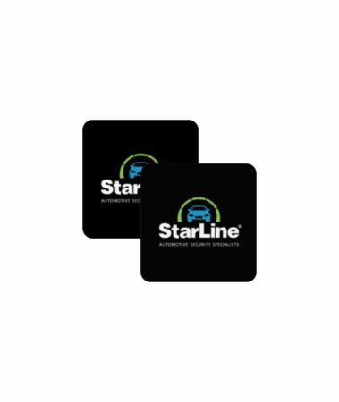 StarLine Αυτοκόλλητα Automotive Security Specialists 5x5cm (2 Τεμάχια)
